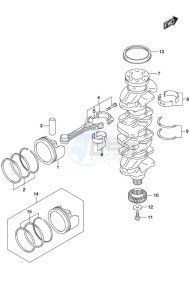 DF 150 drawing Crankshaft