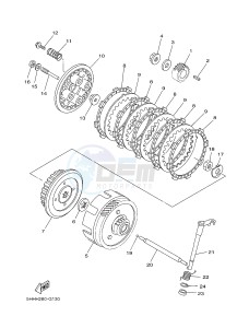 TT-R125 TT-R125LWE (2PT9) drawing CLUTCH