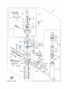 F40FETS drawing POWER-TILT-ASSEMBLY