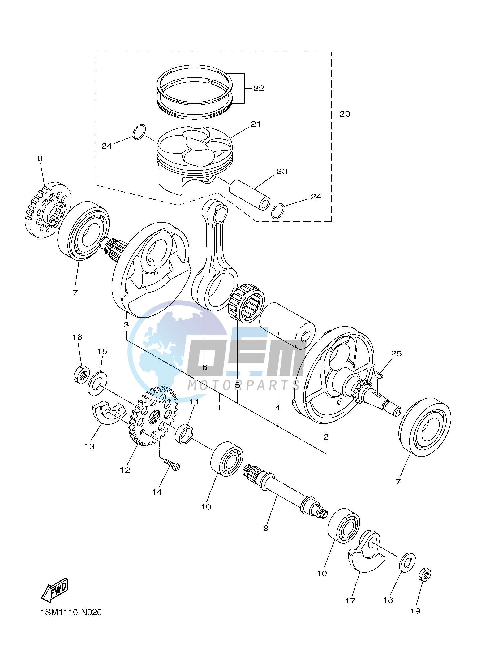 CRANKSHAFT & PISTON