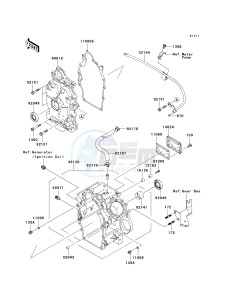 KAF 620 J [MULE 3010 TRANS4X4] (J6J-J8F) J6F drawing CRANKCASE