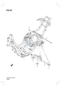 UH125Z BURGMAN EU drawing FRAME