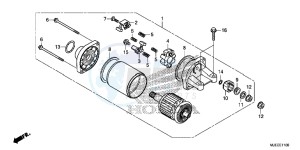 CB650FE CB650F 2ED - (2ED) drawing STARTING MOTOR