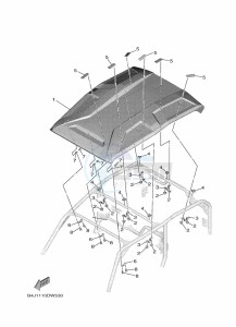 YXF1000EW YX10FRPAP (B4JF) drawing SUN ROOF