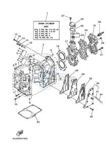 25N drawing CYLINDER--CRANKCASE