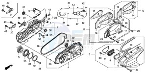 FJS600A 400 SILVER WING drawing SWINGARM (1)