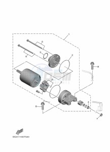 YXE1000EWS YX10ERPSP (B4ML) drawing STARTING MOTOR