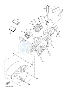 YZF-R1 998 R1 (BX41) drawing FENDER