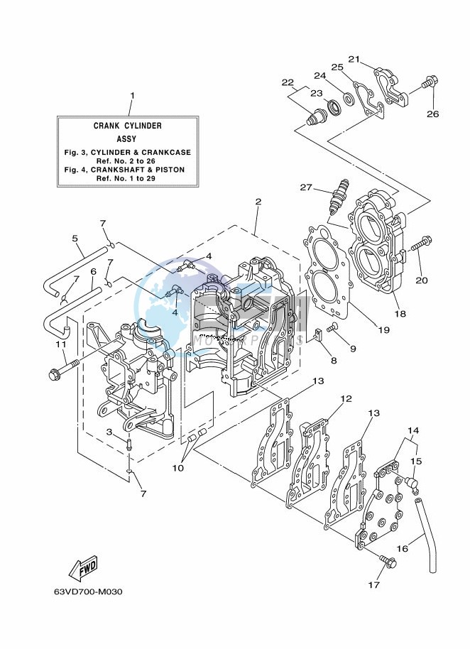 CYLINDER--CRANKCASE