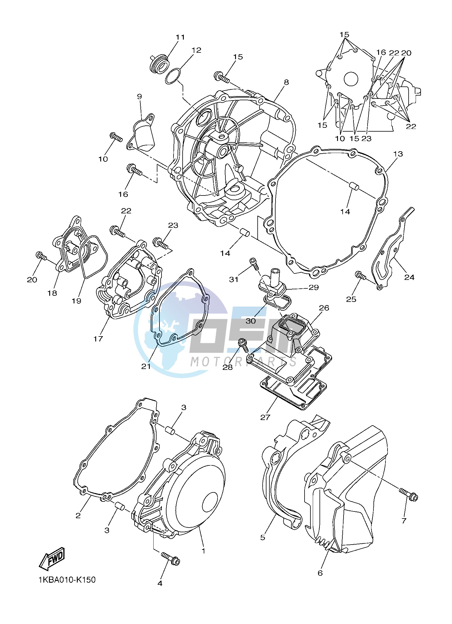 CRANKCASE COVER 1