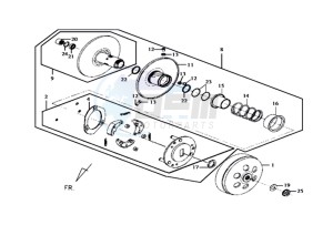 JOYRIDE 125 drawing CLUTCH