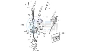 Off Road SX_50_Limited Edition (CH, EU) drawing Carburettor