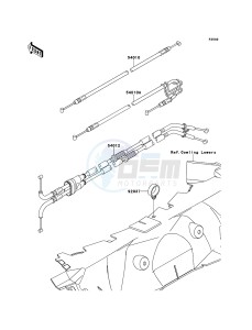 ZZR1400_ABS ZX1400FCF FR GB XX (EU ME A(FRICA) drawing Cables