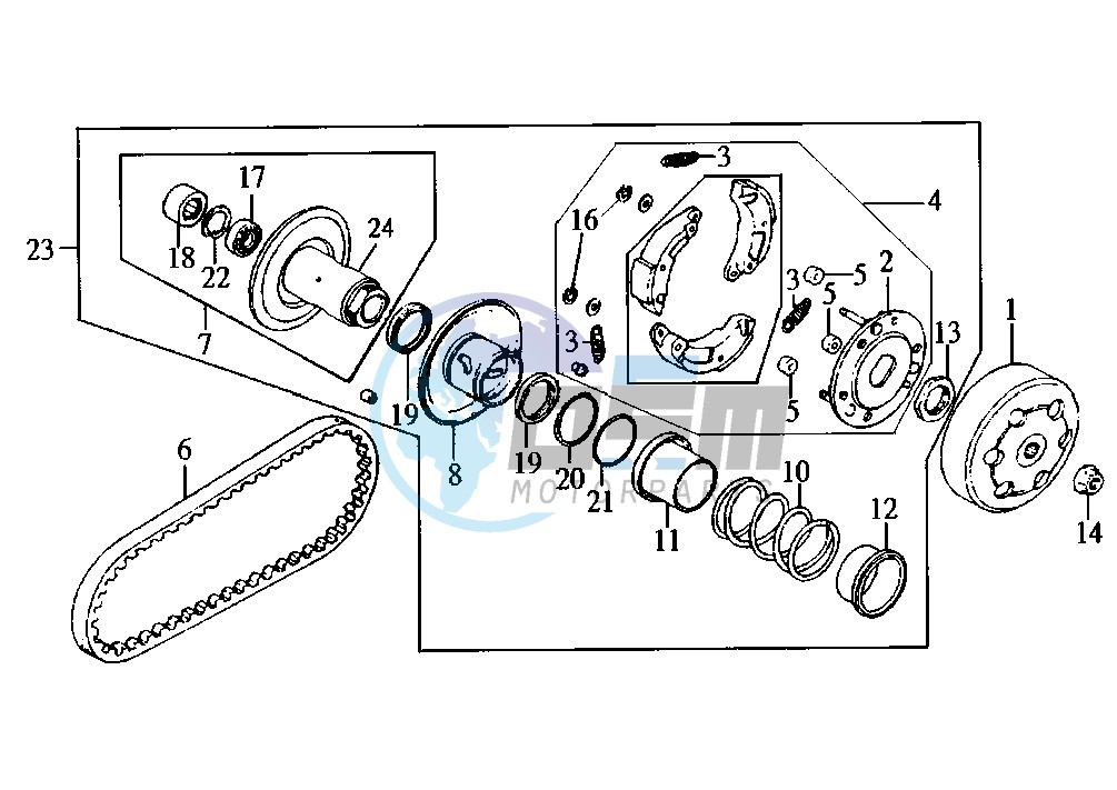 DRIVEN PULLEY