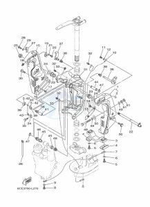 F225FETX drawing FRONT-FAIRING-BRACKET