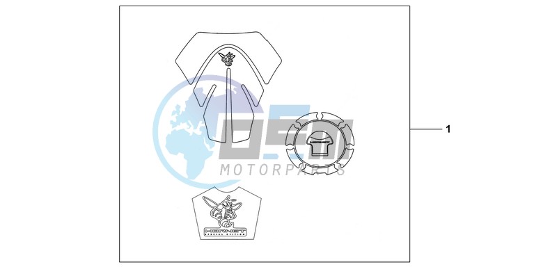 TANK PAD/ FUEL FILLER CAP