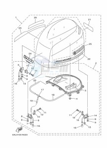 F200BETX drawing FAIRING-UPPER