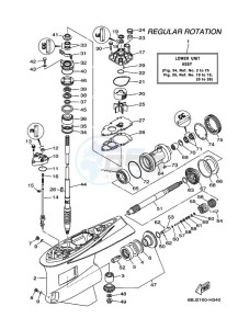 F350AETU drawing PROPELLER-HOUSING-AND-TRANSMISSION-1