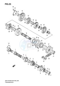 GSX-R750 (E3-E28) drawing TRANSMISSION