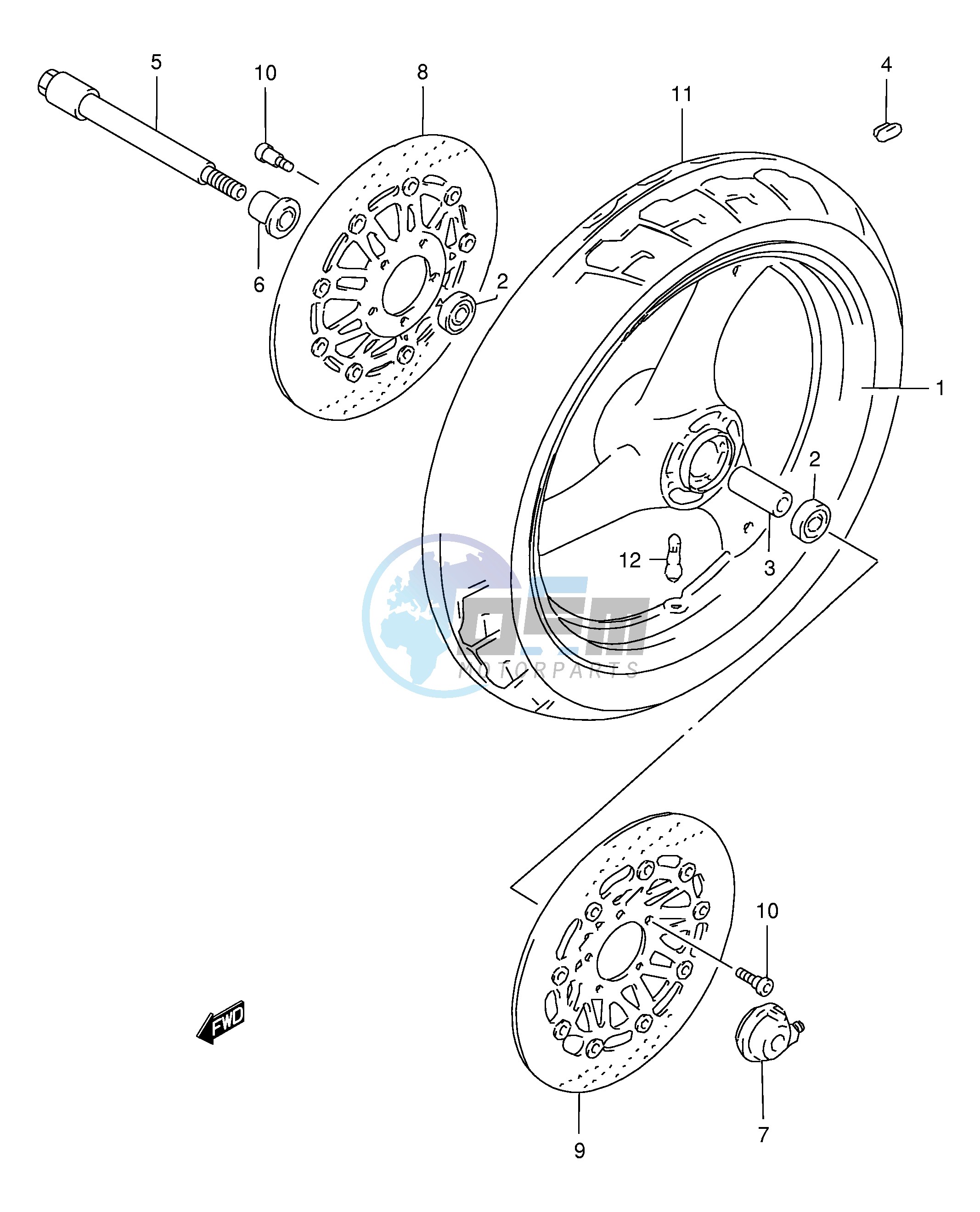 FRONT WHEEL