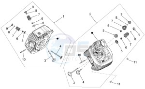 Griso S.E. 1200 8V USA-CND drawing Cylinder head - valves