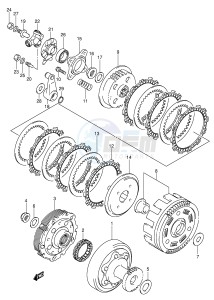 LT-F500F (P24) drawing CLUTCH