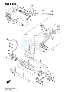 GSX-1300R ABS HAYABUSA EU drawing GEAR SHIFTING