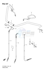 VLR1800 (E2) drawing HANDLEBAR (VLR1800TL1 E19)