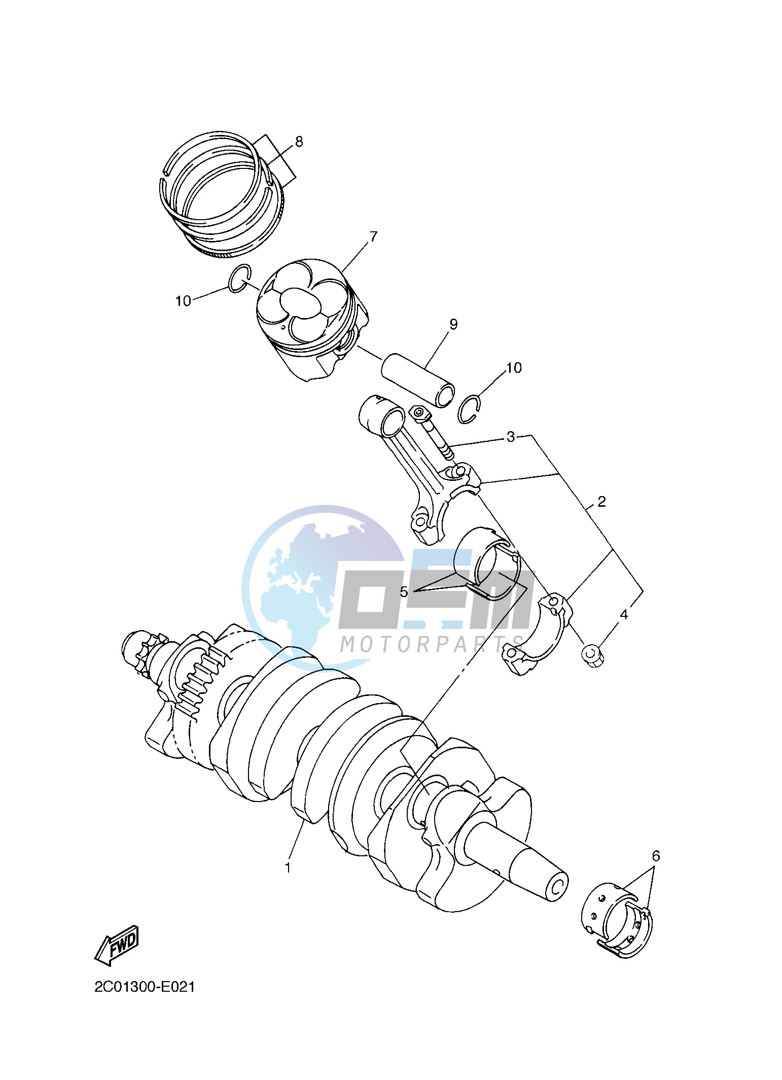 CRANKSHAFT & PISTON