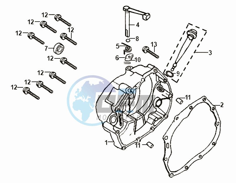 CRANKCASE COVER / GASKET /