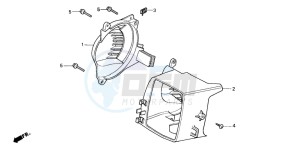 PK50S WALLAROO drawing SHROUD/FAN COVER