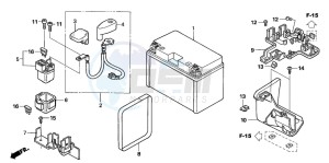 NSS250EX FORZA EX drawing BATTERY