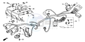 CB600F HORNET S drawing WIRE HARNESS (CB600F22)