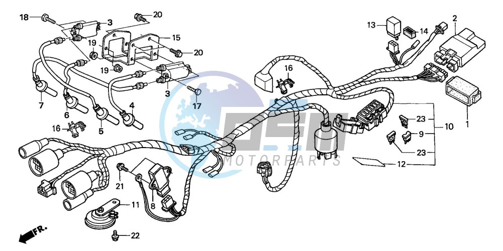 WIRE HARNESS (CB600F22)