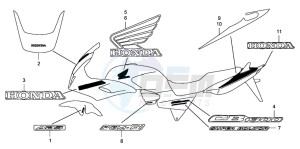 CB1300S CB1300SUPER FOUR drawing MARK (CB1300S/SA)