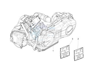 LX 150 4T 3V IE NOABS E3 (APAC) drawing Engine, assembly