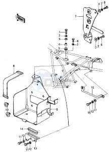 KZ 440 B (B1) drawing BATTERY CASE_ELECTRO BRACKET -- 80 B1- -