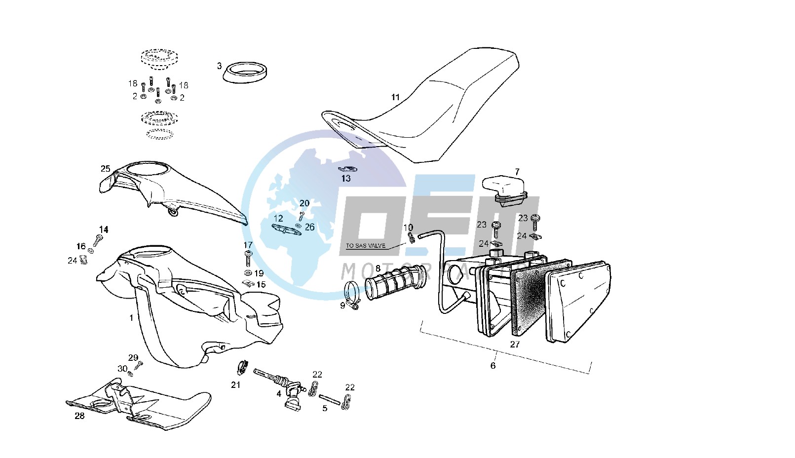 FUEL TANK - SEAT