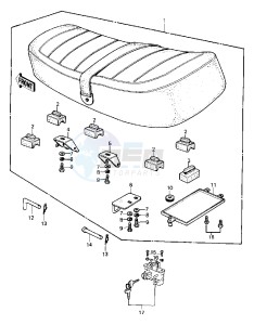 KZ 440 B (B1) drawing SEAT -- 80 B1- -