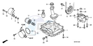 CB1000RA France - (F / CMF) drawing OIL PAN/OIL PUMP