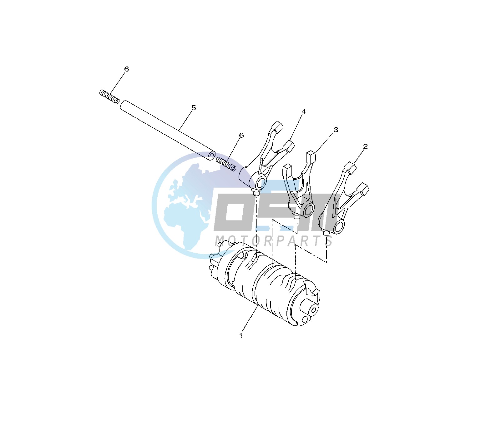 SHIFT CAM AND FORK