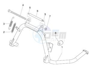 MP3 125 ie Touring drawing Stand