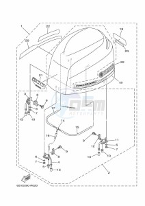 FL200BETX drawing FAIRING-UPPER