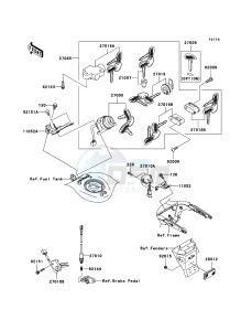 VN1600 MEAN STREAK VN1600B6F GB XX (EU ME A(FRICA) drawing Ignition Switch