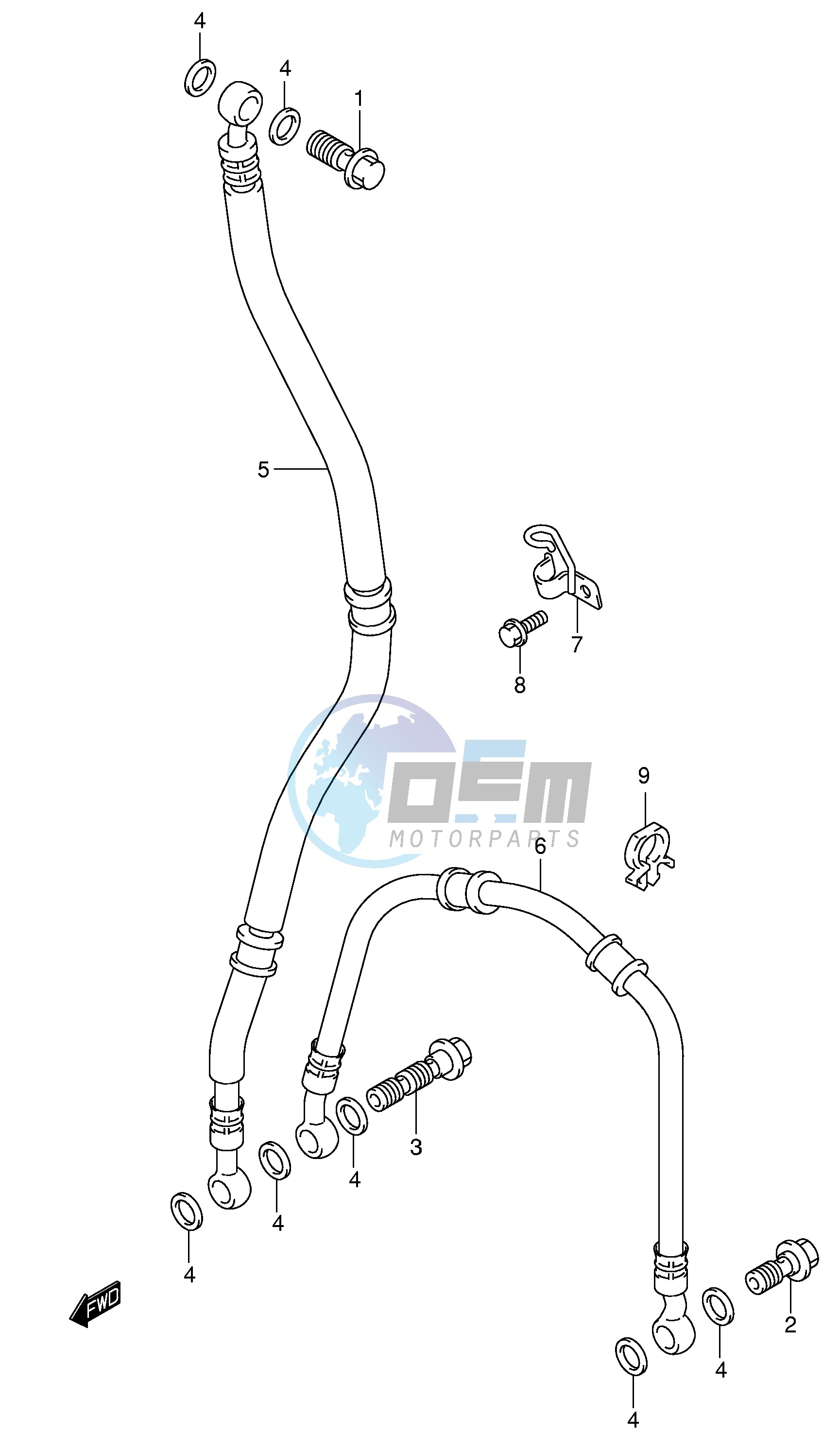 FRONT BRAKE HOSE