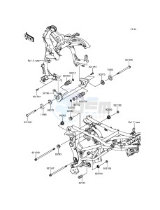 VERSYS_650 KLE650EFF XX (EU ME A(FRICA) drawing Engine Mount