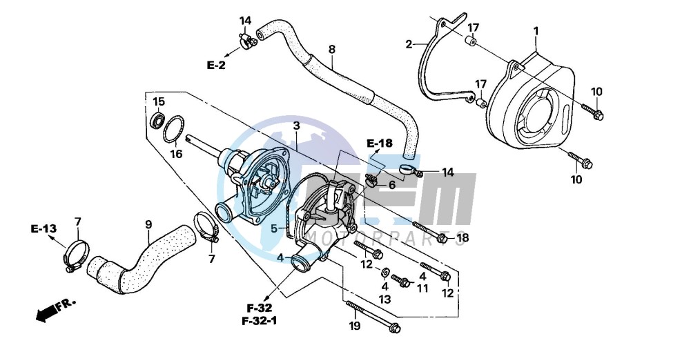 WATER PUMP (CBF600S6/SA6/N6/NA6)