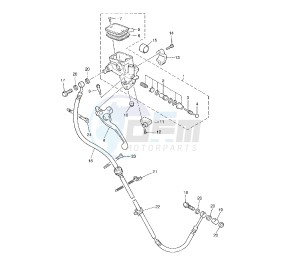 XJR 1300 drawing CLUTCH MASTER CYLINDER