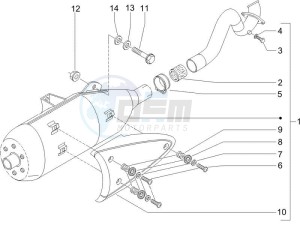 X9 125 Evolution powered drawing Silencer