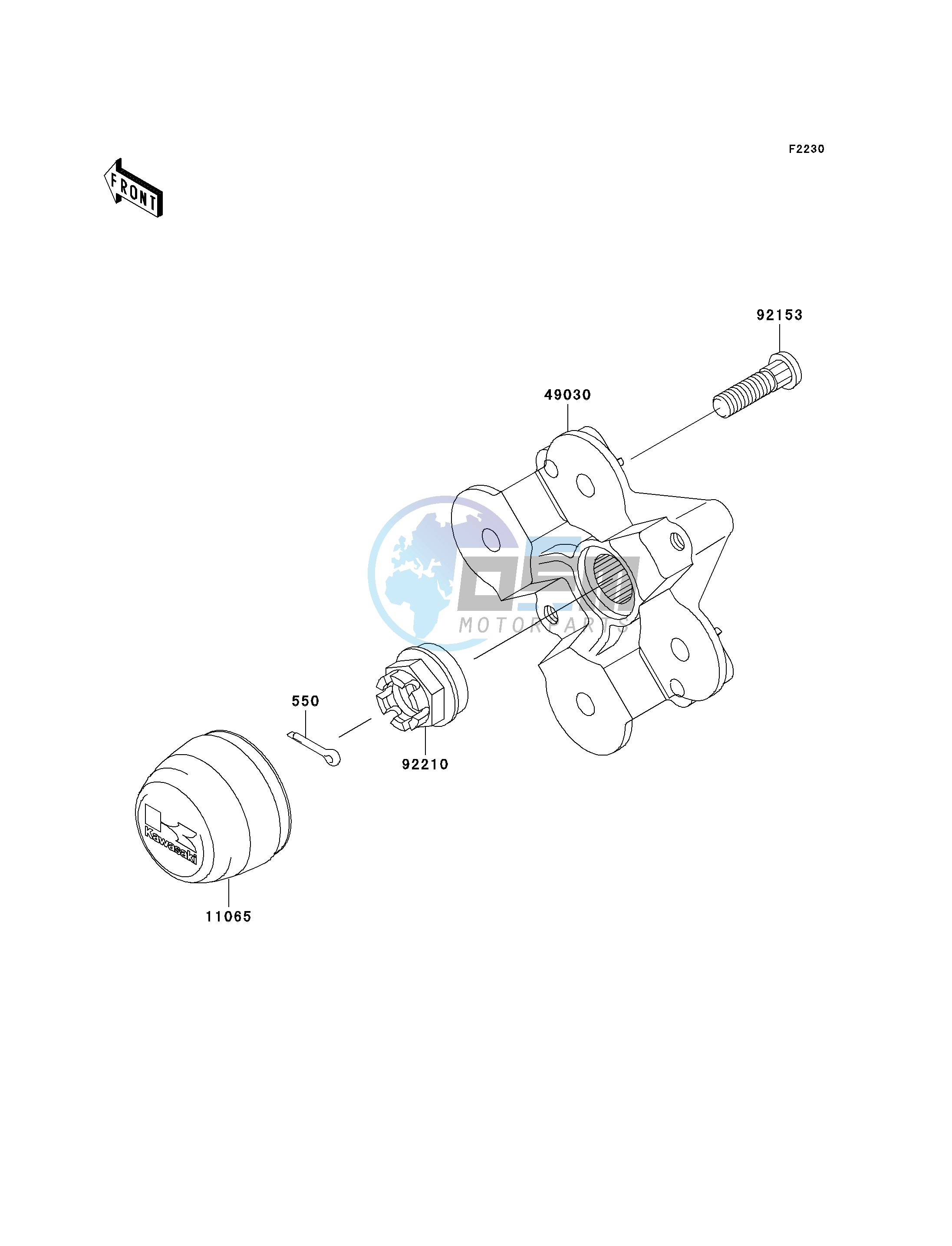 FRONT HUB